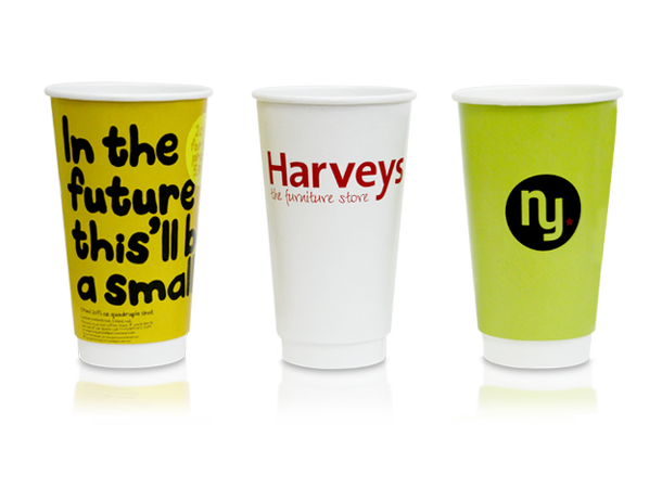 Cupprint Hotcup med 4 farge trykk 200 ml (8oz) 3000 stk 